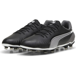 PUMA Футболни бутонки Puma Mens PUMA King Match 5 Firm Ground Football Boots - Black/White