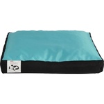 PUFRELAX Матрак M - 60/45/10 за куче или котка, Aqua, свалящ се калъф, непромокаем, 8397 (PUFP-M-PMM-PEX-AQA) - topmarket