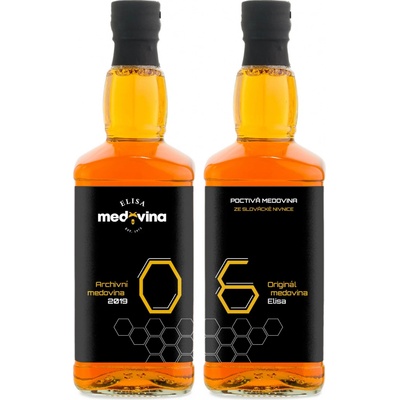 Medovina Elisa dárek k 6. výročí 11% 2 x 0,5 l