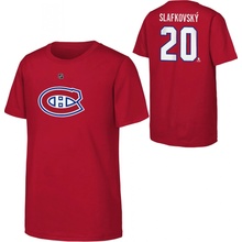 Outerstuff detské tričko Juraj Slafkovsky Montreal Canadiens Flat Name & Number Ctn Tee