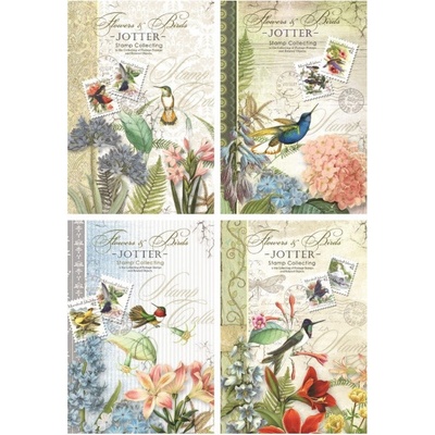 Тетрадка Bourgeois A5 80л Ред Гъвк К. Flowers (A5 80)