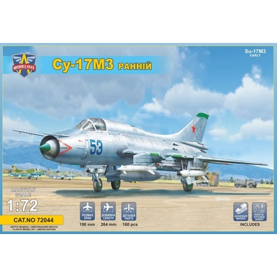 MODELSVIT Sukhoi Su 17M3 Early Advanced Fighter 3x camo 1:72