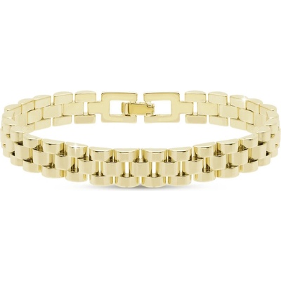 Biju Pozlacený masivní náramek 14k zlatem 2987 2002987