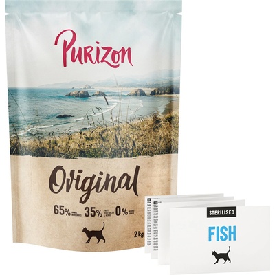 Purizon Sterilised Adult s rybou bez obilnín 2 kg