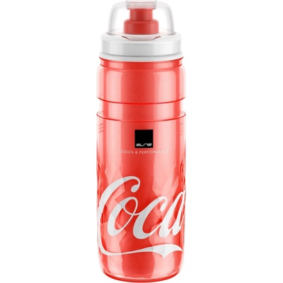 Elite Бутилка за велосипед Elite Ice Fly Cycling water bottles - Rot / Clear / Coca Cola - размер 500 ml (533-2503-0411)