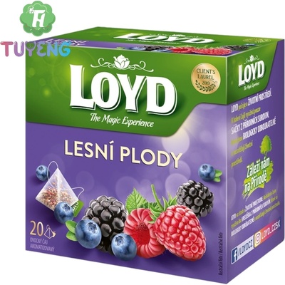 Loyd Ovocný čaj aromatizovaný lesní plody 20 x 2 g