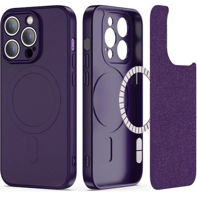 Apple Силиконов калъф Tech-protect Icon MagSafe iPhone, за Iphone 14 Pro, Deep Purple