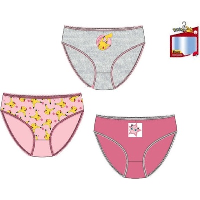 Setino Бельо за момичета - Покемон 3 бр. Размер - деца: 104/110