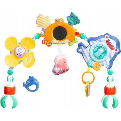 Toyz Univerzálny držiak na kočík, postieľku, autosedačku, lehátko šuštiaci zrkadlo