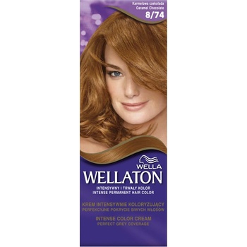 Wellaton krémová barva na vlasy 8-74 čokoládový karamel