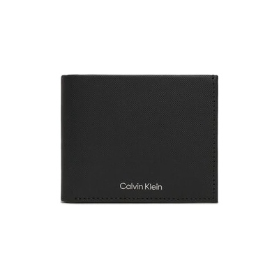 Calvin Klein Голям мъжки портфейл Ck Must Bifold 5Cc W/Coin K50K511381 Черен (Ck Must Bifold 5Cc W/Coin K50K511381)
