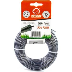 DEMON Корда за тримери demon 2, 7 мм × 15 м, кръгла, армирана 65831 (m84120)