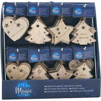 MagicHome Ozdoba 3 druhy závesná Sellbox 96 ks
