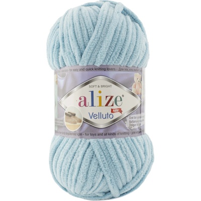 Alize Velluto Farba: modrozelená 414