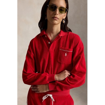 Ralph Lauren суичър дамски от памук LT WT COTTON TERRY-KNT-POLO (211A12737003)