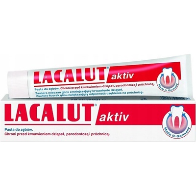 Lacalut Aktiv chrání před krvácením dásní a parodontózou 75 ml