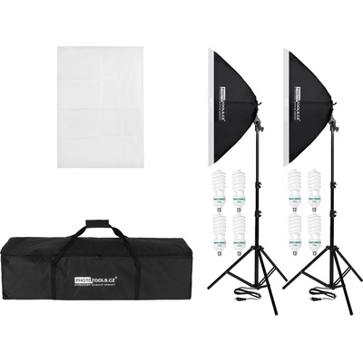 Phototools 2x Daylight GD-50x70cm, trvalé svetlo 4x70W
