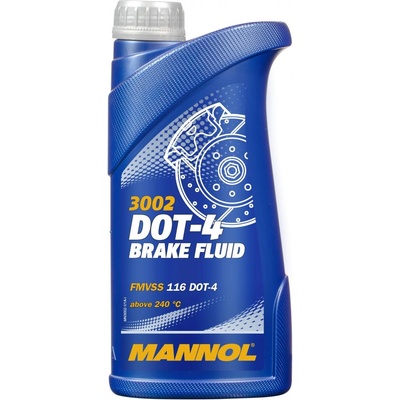 MANNOL Спирачна течност mannol dot-4 brake fluid, 450мл (dot-4 450ml)