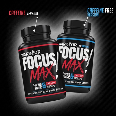 Focus Max Nootropikum v kapslích bez kofeinu 100 tablet