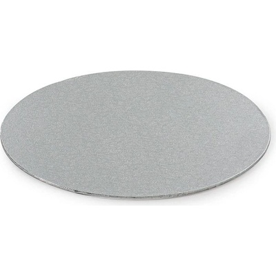 Podložka pod dort stříbrná 25cm síla 3mm - Decora