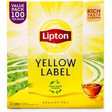 LIPTON Čierny čaj Yellow Label 100 x 1,5 g
