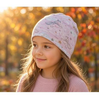 Jednovrstvová dievčenská čiapka Pinky dreams | Gituskovo.sk