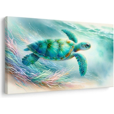 Obraz mořská želva v oceánu - 60x40