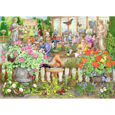 Ravensburger - Puzzle Cosy Café No. 2 Secret Garden - 1 000 piese