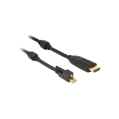 Delock Displayport Kabel mini DP -> HDMI St/St 5.00m 4K +Sch (83732) (83732)