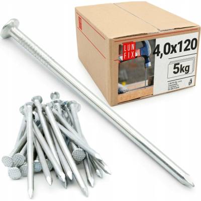 Hřebíky na dřevo Lun Fix 4 x 120 mm 80 ks