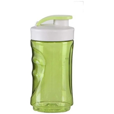 Láhev na smoothie DOMO - transparentní zelená 300 ml