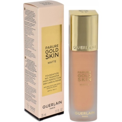 Guerlain Parure Gold Skin Matte Foundation dlouhotrvající matující make-up SPF15 3N 35 ml