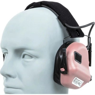 Elektronická sluchátka M31 Plus růžové Earmor