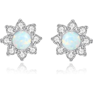 Silenti Jewelry Сребърни обеци "Топлина" - Тъмен