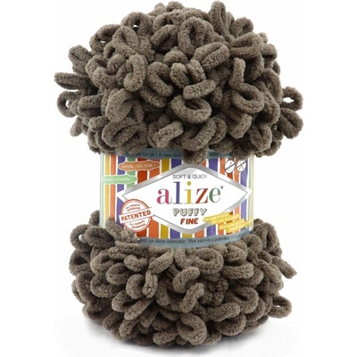 Alize příze Puffy Fine 534 nugátová