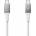Spigen Essential USB C to USB C 100W Cable, white EB10010CC