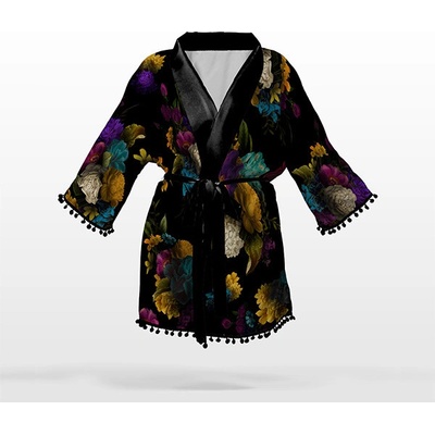 Takoy Panel se střihem S šifon/silky kimono melancholie