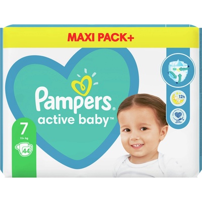 Бебешки пелени Pampers - Active Baby 7, 44 броя (02.00881)