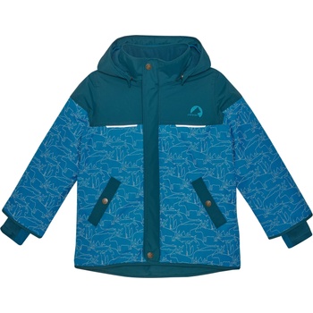 finkid Детско зимно яке Finkid Kid's Koira Ice Winter jacket - Mosaic / Deep Teal - размер 90/100 (703-2866-0812)