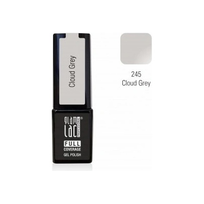 GlamLac Gel lak šedý 245 Cloud Grey 6 ml