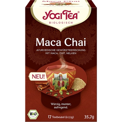 Yogi Tea Bio Ajurvédsky čaj Maca Chai 17 ks