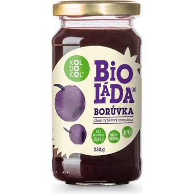 Koldokol Bioláda ovocná borůvka BIO 230 g