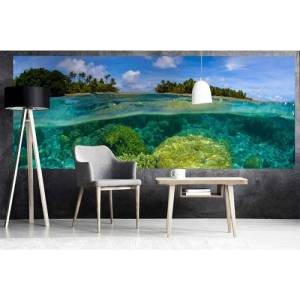 DIMEX ART Панорамни флизелинов фототапет коралов риф 375 x 150 см