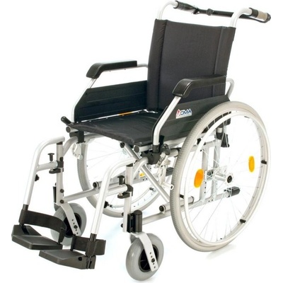 DMA Invalidní vozík s brzdami 118-23 PLUS—Šířka sedu 48 cm