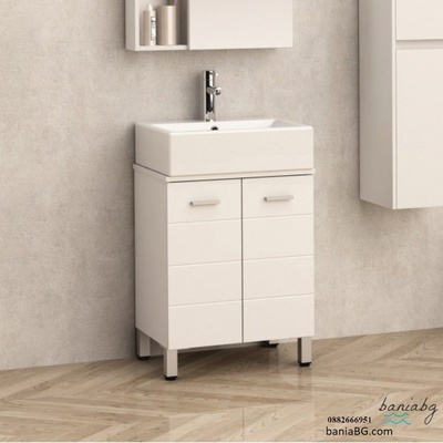 Inter Ceramic Долен стоящ pvc шкаф за баня icp 5077 без умивалник