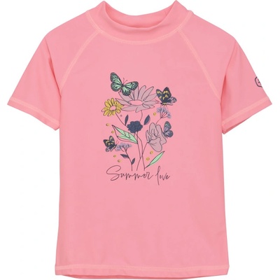 Color Kids-T-shirt W. Print-5039-Plumeria Růžová