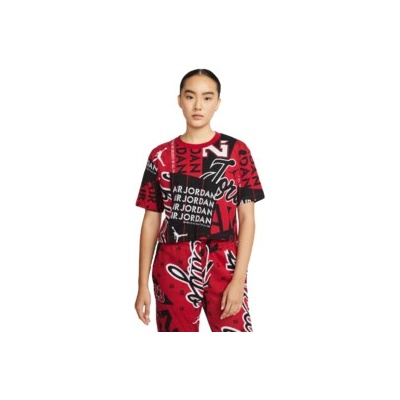 Jordan wmns heritage tee DJ2647 687 Červená