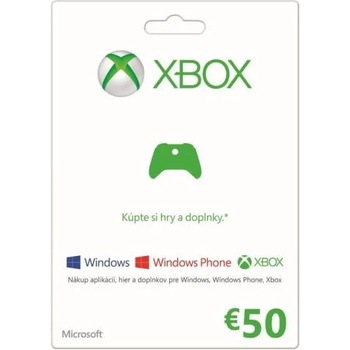 Microsoft Xbox Live Card 50 EUR