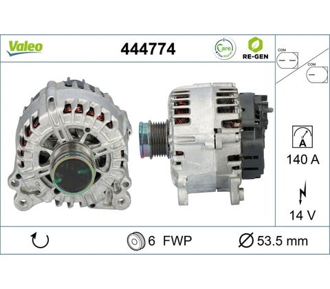 VALEO Alternátor 444774