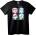 NOONEBRAND Тениска с 4-панелен аниме герой - 2XL, White